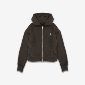 Studios Zip Hoodie - Chocolate