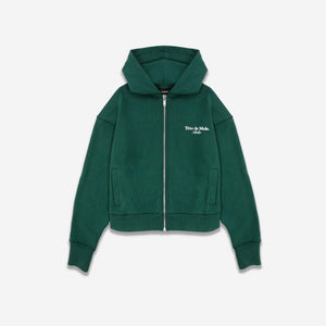 Atelier Zip Hoodie - Royaal Groen